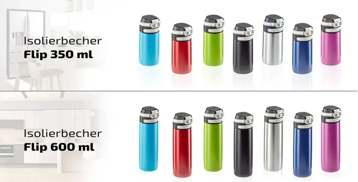 LEIFHEIT Termokrūze Flip 350ml violeta Foto 5