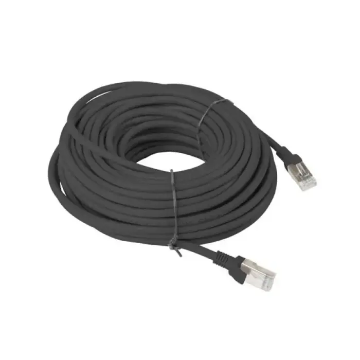 Lanberg PCU6-10CC-2000-BK patch cable (RJ45, UTP – RJ45, UTP; 20 m; black)