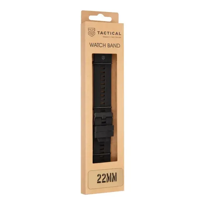 Tactical Quick Release Silicone Band 22mm Black Foto 3