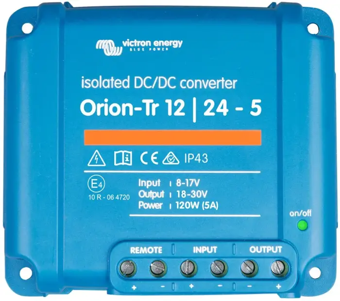 Victron Orion-Tr 12/24 V-5 A (120 W) DC-DC convertor, isolated, IP43