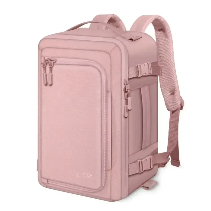 Tech-Protect Defender S50 Backpack for Ryanair & Wizzair, 20L Laptop - Pink
