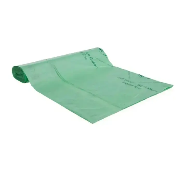 BioBag Kompostējamie atkritumu maisi 240L (3 gab./rulī) 17 mikroni 113x139 cm Zaļi