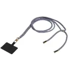 Universal Lanyard Beline checked black-white — Nuotrauka 1