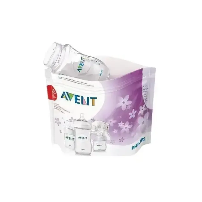 Avent mikrolaineahju steriliseerimiskotid, 5 tk.