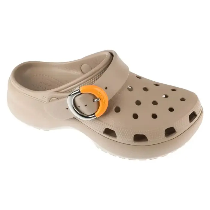 Crocs Classic Platform Dipped Buckle Clog 213230-2NM Beige 36/37 - rozmiar_EU: 38/39