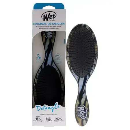 Detangling Hair Brush with IntelliFlex Bristles - Tiger Design