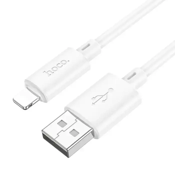 Cable USB A to Lightning Hoco 2,4A 1 m X88 white Photo