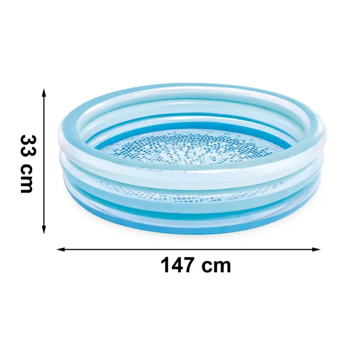 Basen dmuchany brodzik Mozaika 147x33 cm INTEX 58467 Photo