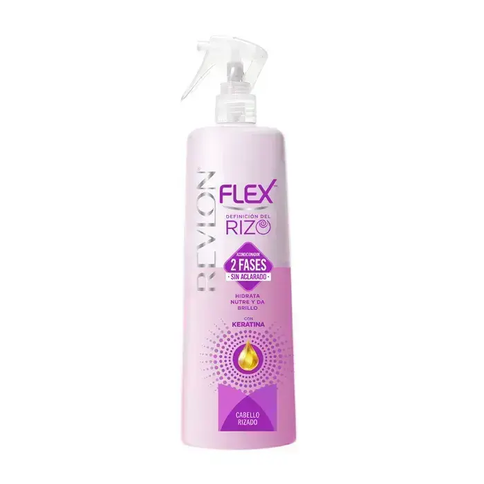 Revlon Flex 2 Stage Pihustatav juuksepalsam ilma loputamata keratiiniga lokkis juustele 400ml