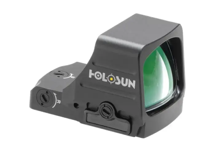 HS407 Comp 6 MOA zelta punkta tēmeklis – melns