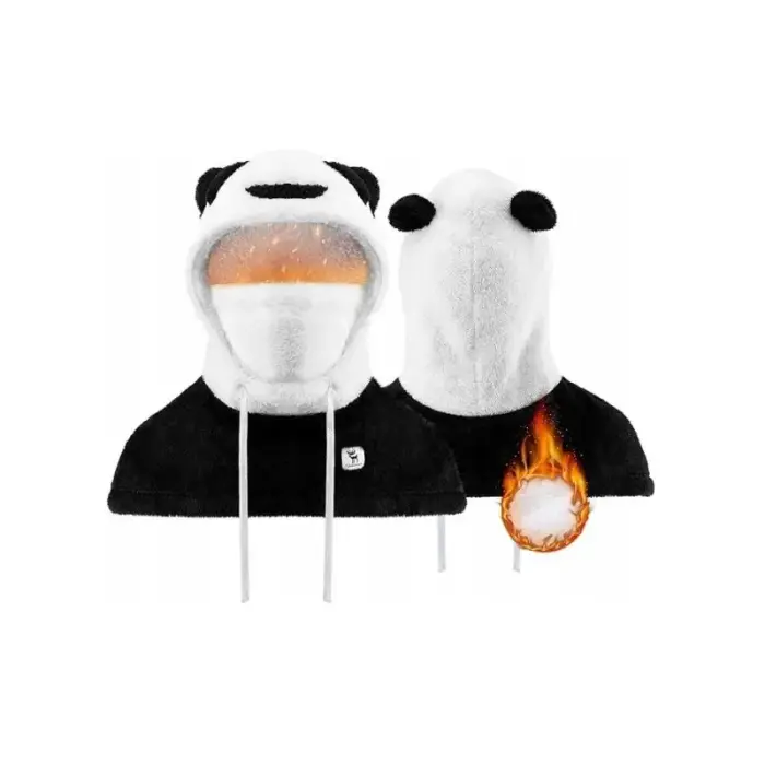 Qunature Children's Balaclava Panda Fleece S