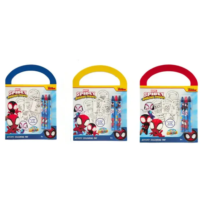 Marvel Spiderman Assorted Activity and Colouring Set