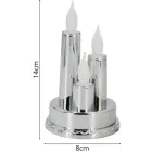 14CM LED CANDLE ON A ROUND BASE — Photo 5