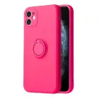 Vennus Silicone Ring Case for iPhone 14 Plus, Pink — Photo 1