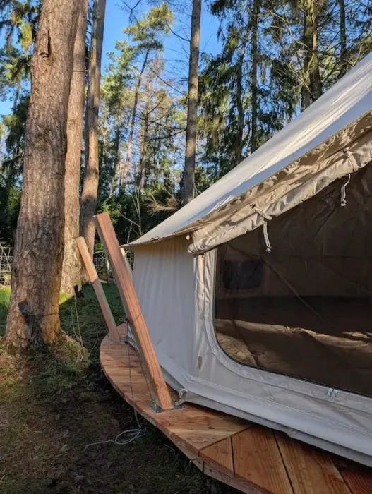 Short Guy Pole for Wooden Platform - 85 cm Foto 5