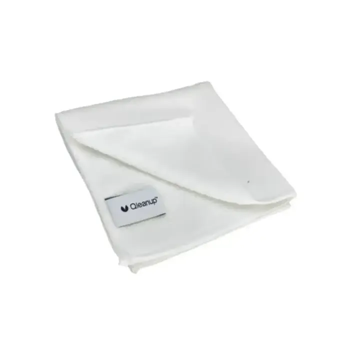 QLEANUP Mikropluošto šluostės, 250gsm, 30x30 cm, 10 vnt. - Baltos