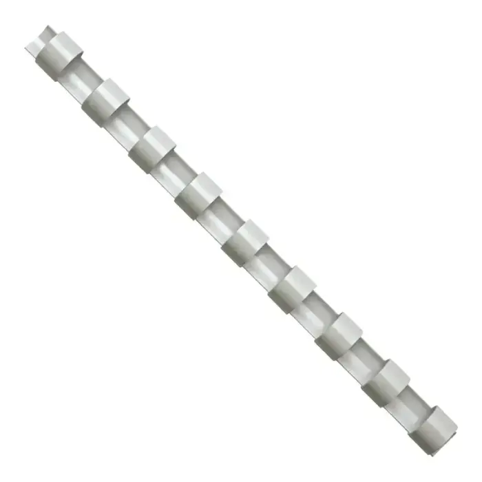 Plastic binding combs FELLOWES, 10mm, 100 pcs, white