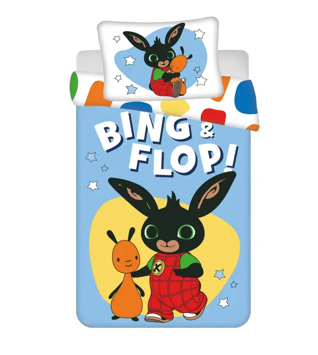 Bing Bunny kokvilnas gultas veļas komplekts 100x135 cm