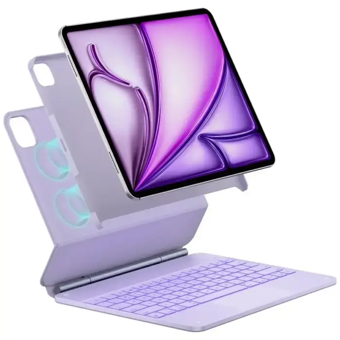 Typecase Edge+ Keyboard Case for iPad Air 13" 2024/2025 – Light Purple