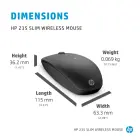 HP 235 Slim Wireless Mouse — Foto 4