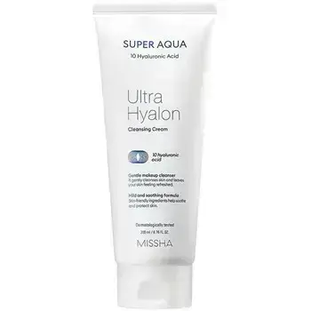 Super Aqua Ultra Hyalon Увлажняющий очищающий крем