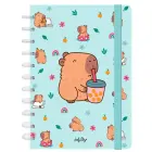 Capibara Bubble Tea A4 märkmik — Foto 1
