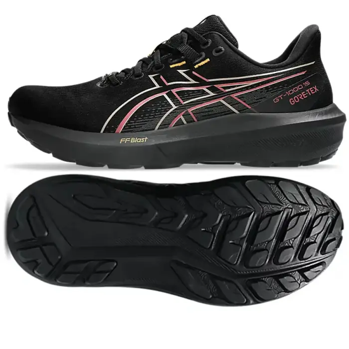Asics GT-1000 15 GTX 1011C233 001 skriešanas apavi Melns 44