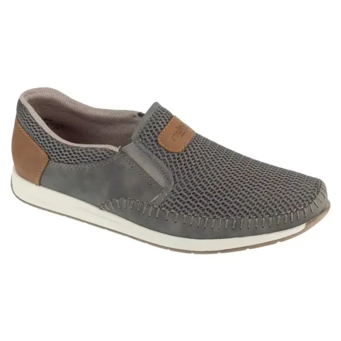 Rieker Moccasins 11954-45 Grey 40 - rozmiar_EU: 42