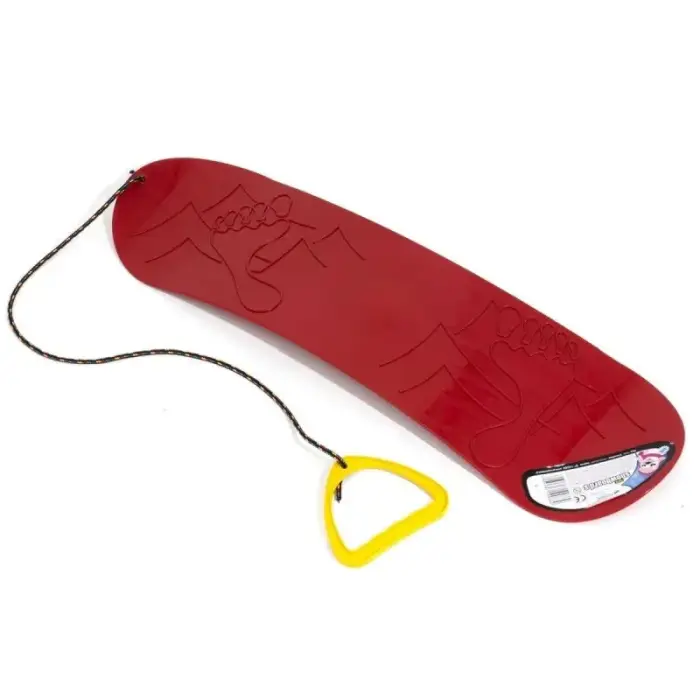 CRAZY SMALL RED SNOWBOARD SLED