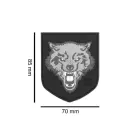 Wolf Shield kummist embleem — Foto 5