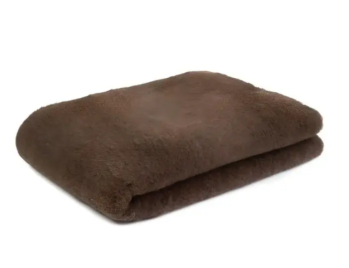 Merino vilnas sega 140x200 cm Alaska Brown