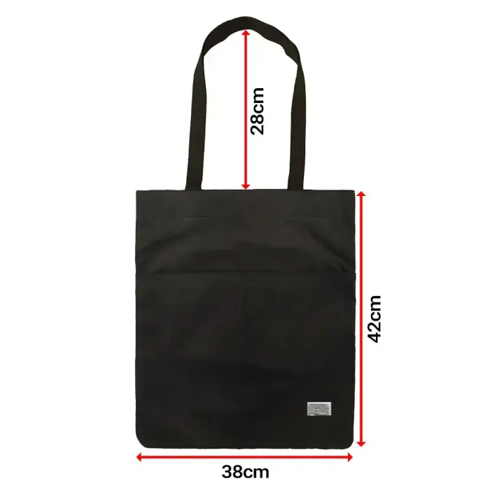 Shopping bag Wonder pattern 4 black Foto 2