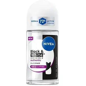 Nivea Black & White Authentic antiperspirant roll-on 50ml