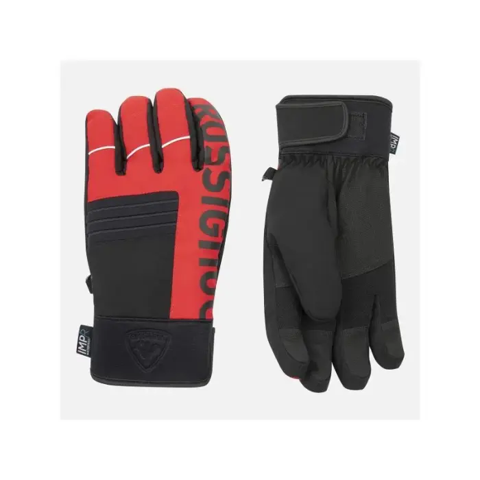 ROSSIGNOL Speed Impr men's ski gloves red - Size: L