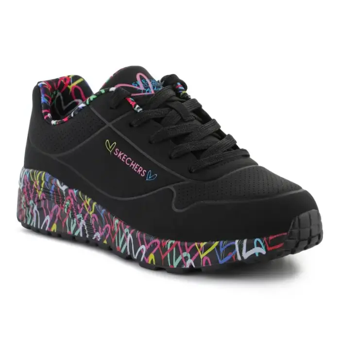 Skechers Lovely Luv Jr 314976L-BKMT shoes - Size: 34