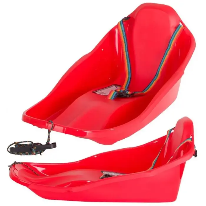 MINI TOPO RED PLASTIC SLEDGE