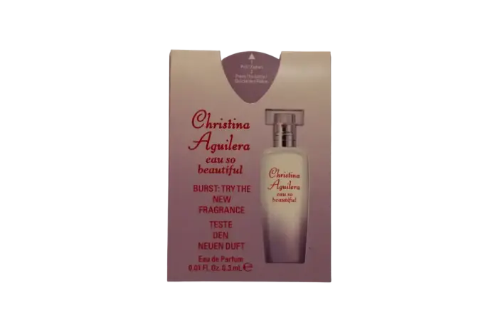 Christina Aguilera, Eau So Beautiful, parfumuotas vanduo moterims, 0.3 ml mėginėlis