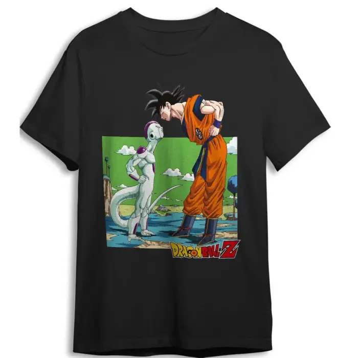 Dragon Ball Z Goku vs Frieza pieaugušo T-krekls