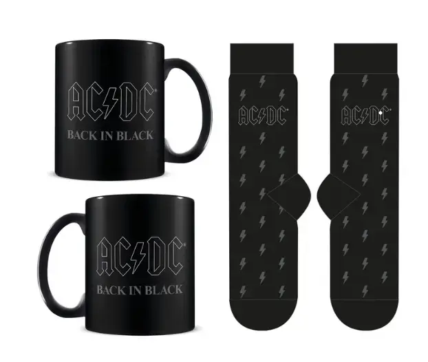 Набор кружка и носки AC/DC