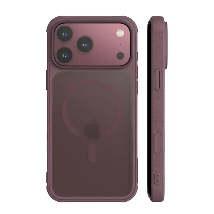 Araree Duple M Armor MagSafe Case for iPhone 18 Pro Max / 17 Pro Max – Burgundy