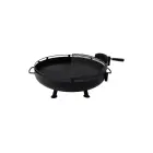 Barebones Cowboy Fire Pit Grill w/ Adjustable Legs Photo