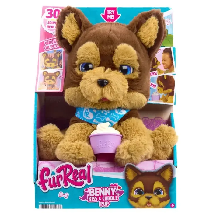 FurReal Benny the Kiss & Cuddle Interactive плюшевая игрушка