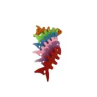 Fish-shaped headphone cable wrap – black — Photo 6