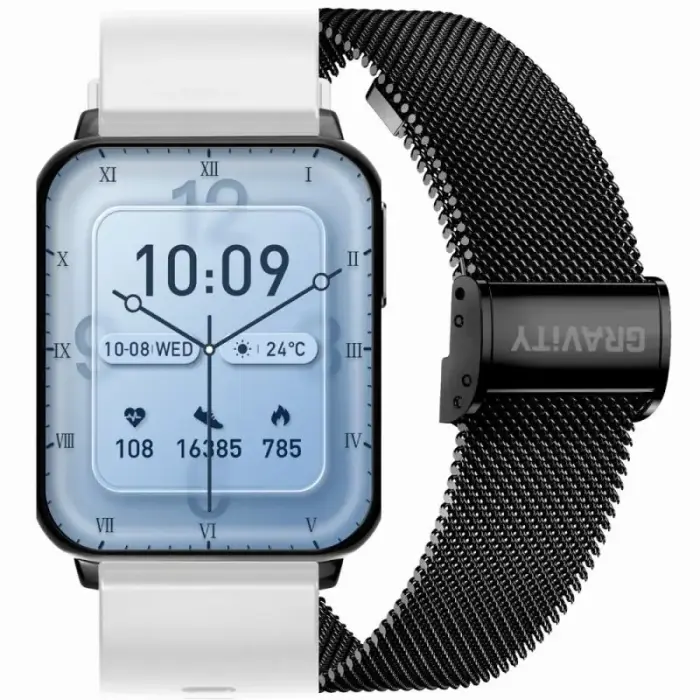 Nutikell Gravity White Black 2 rihma GT17-8