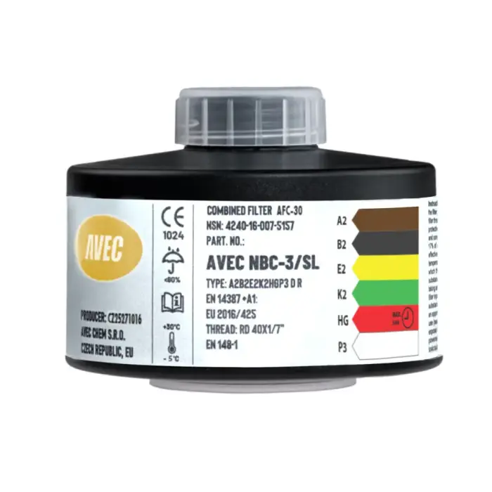 Gāzmaskas filtrs CBRN NBC-3/SL - ABEK2Hg-P3
