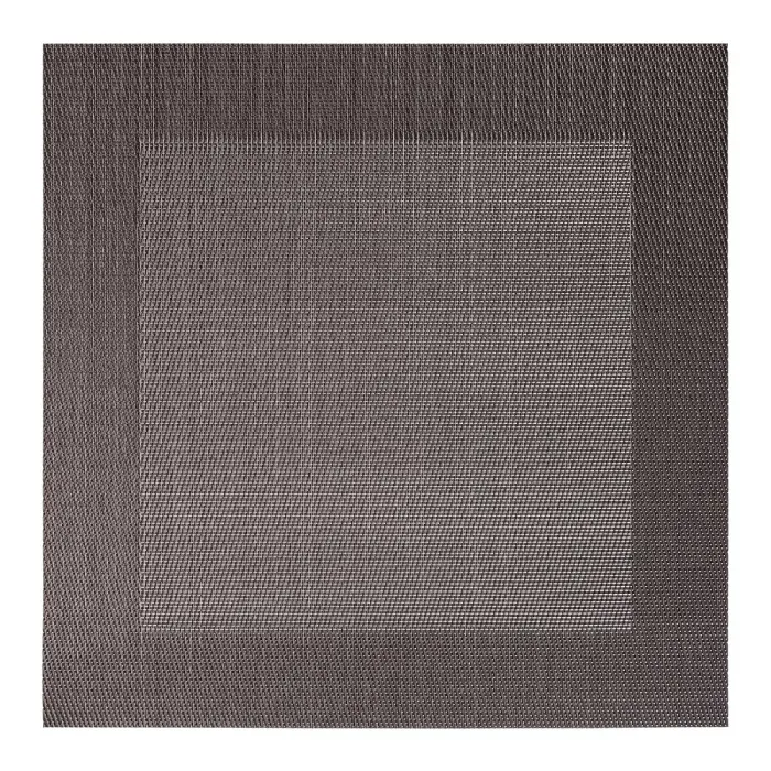 Table placemat 35x35 cm, dark brown Photo
