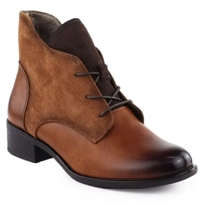 Women’s Camel Winter Ankle ботинки Jezzi ASA198-15 - Buty: 39