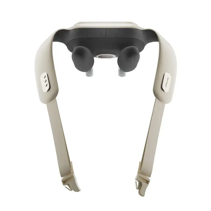 Neck and shoulder massager with heating, USB-C, 2200 mAh, white