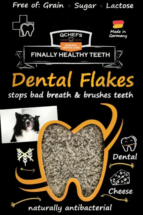 QCHEFS koeramaiused hammaste hoolduseks Dental Flakes 90 g
