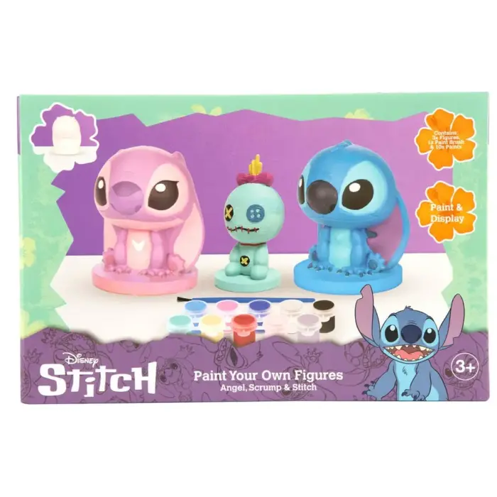 Disney Stitch krāsojamas figūriņas